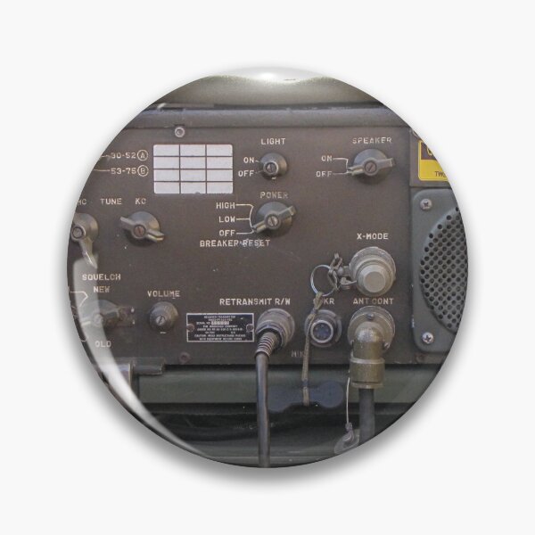 Item preview, Military Field Radio Communications Transceiver With Antenna Speaker Controls and Cables In Tactical Case designed and sold by Nmallia.