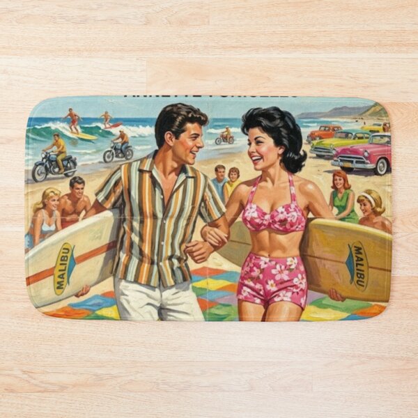 Item preview, A Musical Beach Party Adventure – Beach Blanket Bingo Fine Art Print designed and sold by Art's Diner.