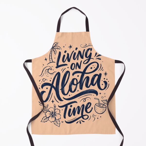 Item preview, Living on Aloha Time – Hawaiian Vibes Design designed and sold by Sea Gem.