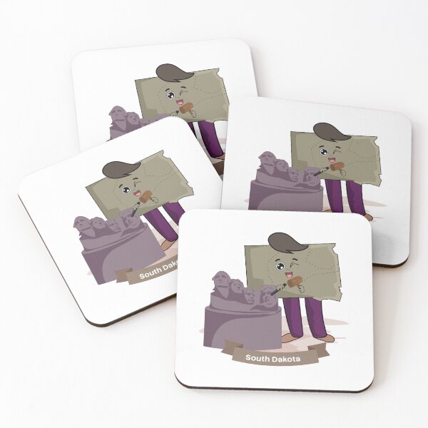 Item preview, South Dakota Mount Rushmore Sculptor Cute Cartoon Character designed and sold by Travel.Art.