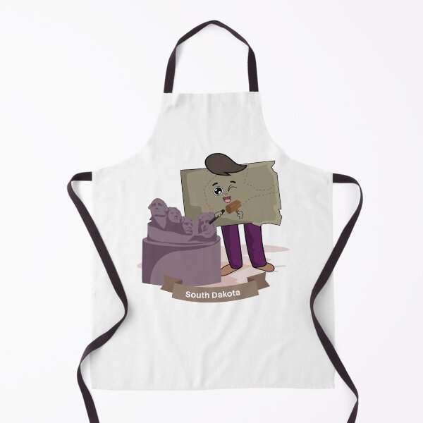 Item preview, South Dakota Mount Rushmore Sculptor Cute Cartoon Character designed and sold by Travel.Art.