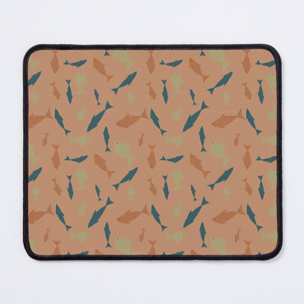 Item preview, Fish Schools on Terracotta designed and sold by Qousqoza7.