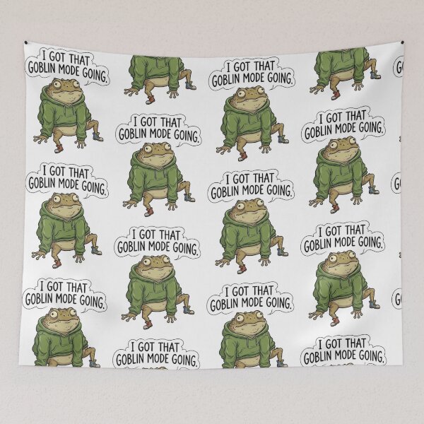 Item preview, I Got That Goblin Mode Going Funny Toad Hoodie Meme designed and sold by My-Hoodies.