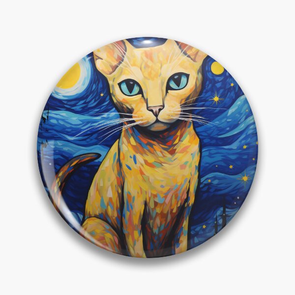Item preview, Funny Sphynx Cat Starry Night Illustration Mom Dad Kids designed and sold by rafaeltto.