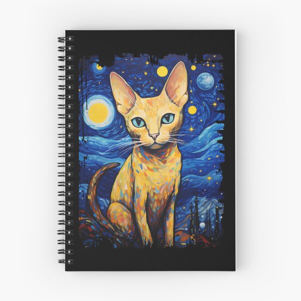 Item preview, Funny Sphynx Cat Starry Night Illustration Mom Dad Kids designed and sold by rafaeltto.
