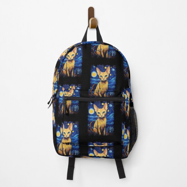 Item preview, Funny Sphynx Cat Starry Night Illustration Mom Dad Kids designed and sold by rafaeltto.