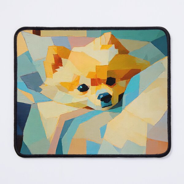 Item preview, Pomeranian in Bed, Morning Light designed and sold by ThingsCatsDo.