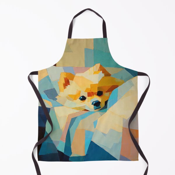 Item preview, Pomeranian in Bed, Morning Light designed and sold by ThingsCatsDo.