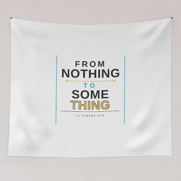 Item preview, From Nothing to Something T-Shirt | Latino Success Story | Hustle Motivation Tee designed and sold by tupuedesmas.