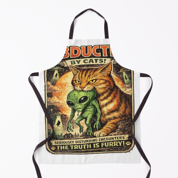 Item preview, Abducted By Cats Retro Alien Parody designed and sold by ATMAS SHOP.