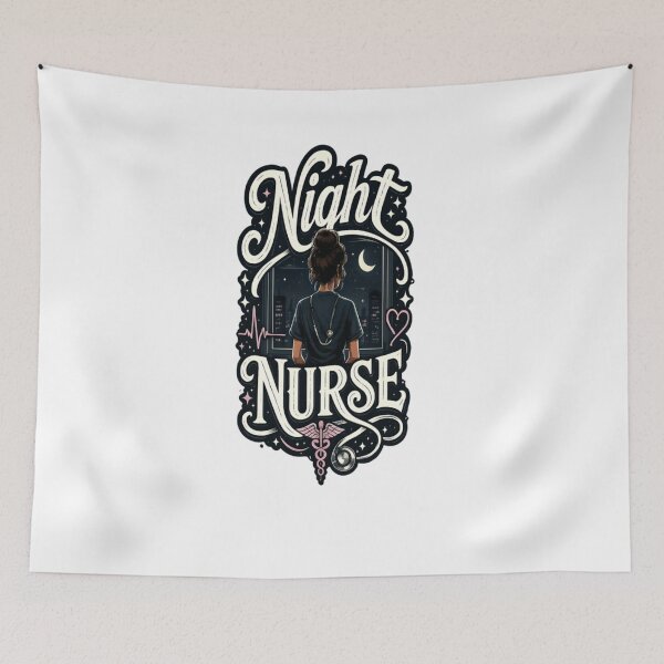 Item preview,  Night Nurse – Healing When The World Sleeps designed and sold by CatLovers Studio.