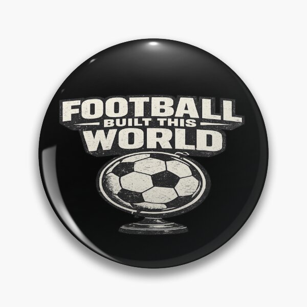 Item preview, Football Built This World Vintage Globe Football T-Shirt designed and sold by ArthUpscale.