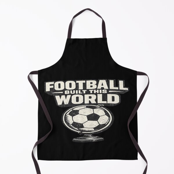 Item preview, Football Built This World Vintage Globe Football T-Shirt designed and sold by ArthUpscale.