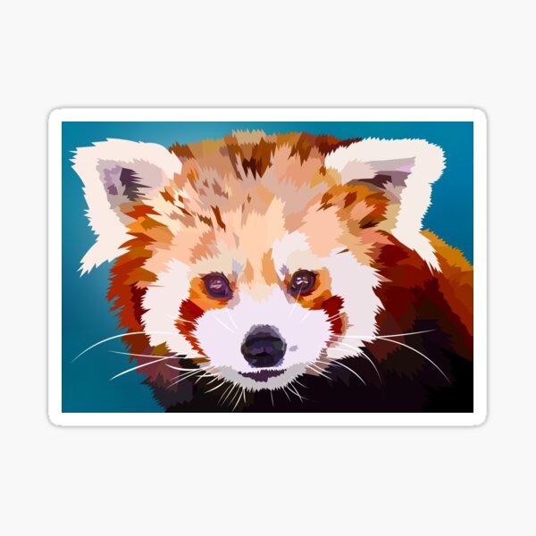 Red panda Sticker