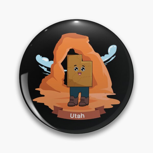 Item preview, Utah National Park Hiking Adventure Cute Character designed and sold by Travel.Art.
