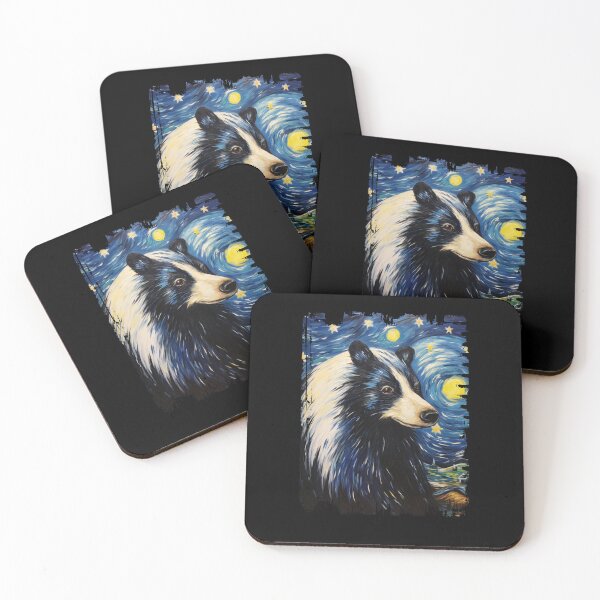Item preview, Funny Skunk Starry Night Illustration Mom Dad Kids designed and sold by rafaeltto.