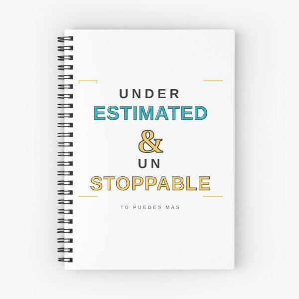 Item preview, Underestimated and Unstoppable T-Shirt | Motivational Latino Tee | Hustle Gift designed and sold by tupuedesmas.