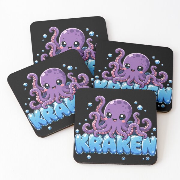 Aperçu de l'œuvre Kraken Cryptide Kawaii créée et vendue par redsharkuk.