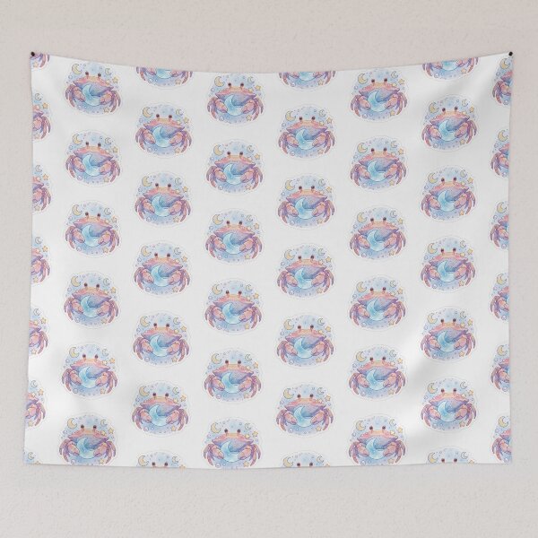 Item preview, Cancer Zodiac Sticker | Celestial Crab Astrology Art designed and sold by AillustriaAK.