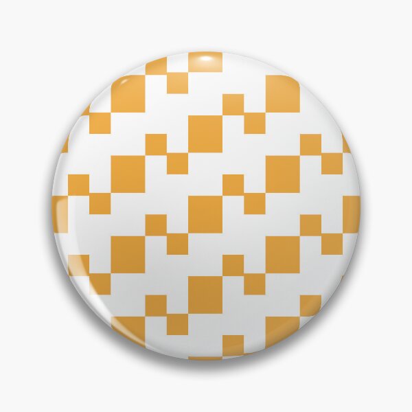 Item preview, Golden Pixel Pattern on White designed and sold by mozizy.