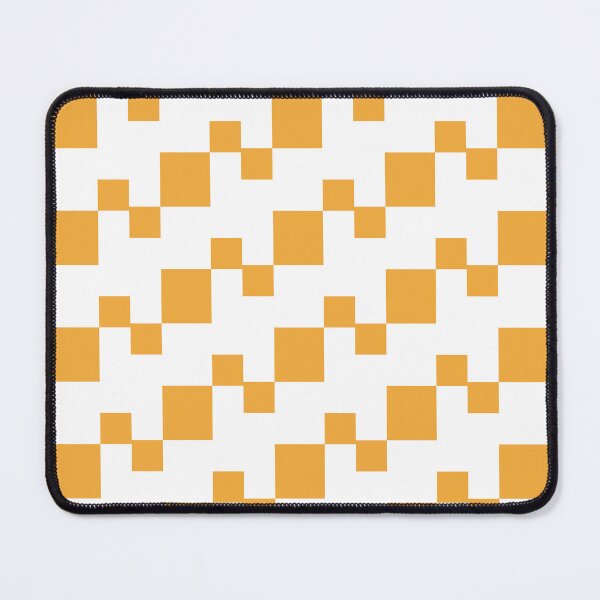 Item preview, Golden Pixel Pattern on White designed and sold by mozizy.