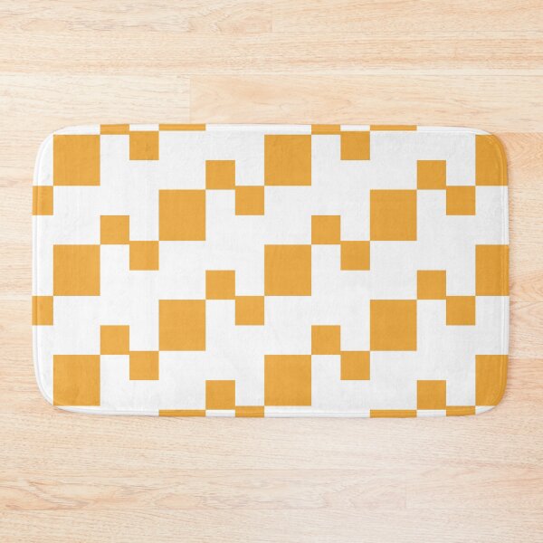 Item preview, Golden Pixel Pattern on White designed and sold by mozizy.