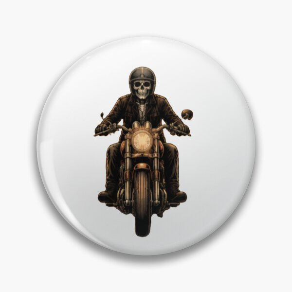 Item preview, Skeleton Biker Motorcycle Rider Vintage Gothic Graphic designed and sold by SkeletonMood.