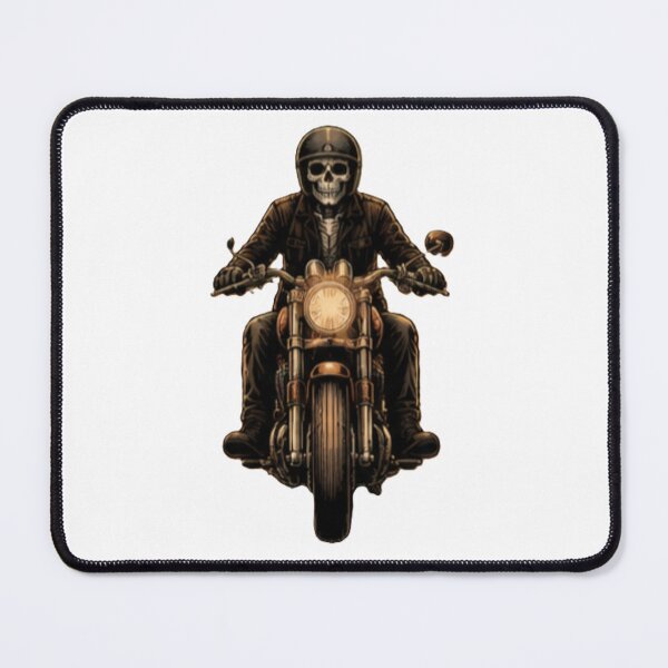 Item preview, Skeleton Biker Motorcycle Rider Vintage Gothic Graphic designed and sold by SkeletonMood.