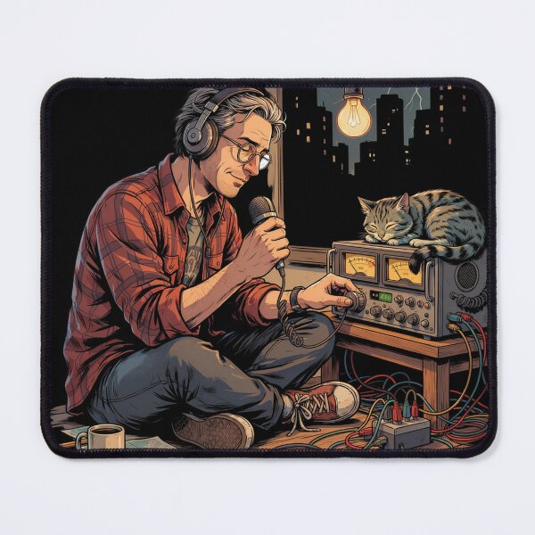Item preview, Ham Radio - Operator During Power Outage designed and sold by ArcticFoxStudio.