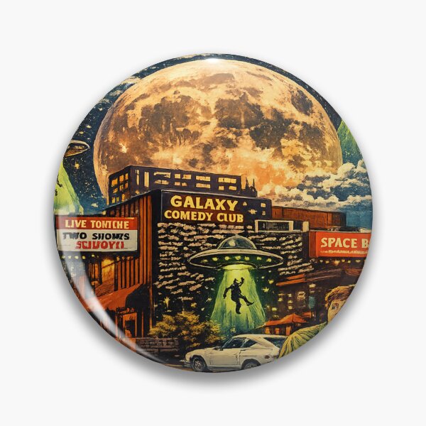 Item preview, Invasion From Space City Retro B Movie designed and sold by ATMAS SHOP.