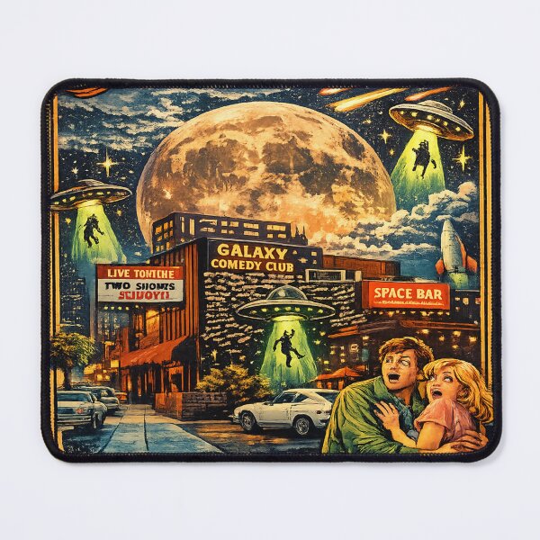 Item preview, Invasion From Space City Retro B Movie designed and sold by ATMAS SHOP.