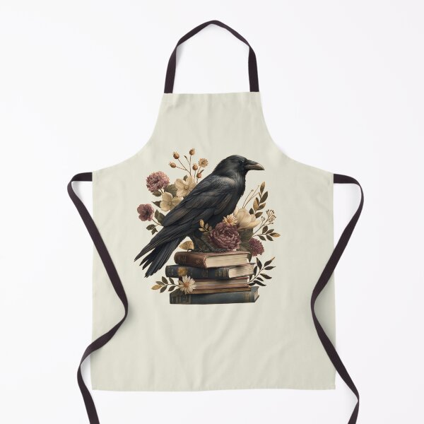 Item preview, Raven on a stack of books designed and sold by Fran Fryberg.