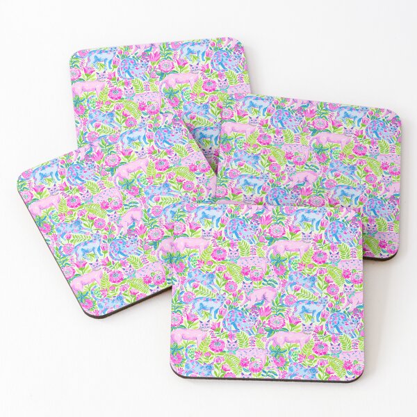 Item preview, Colorful Preppy Cat Pattern designed and sold by ThePreppyArtist.