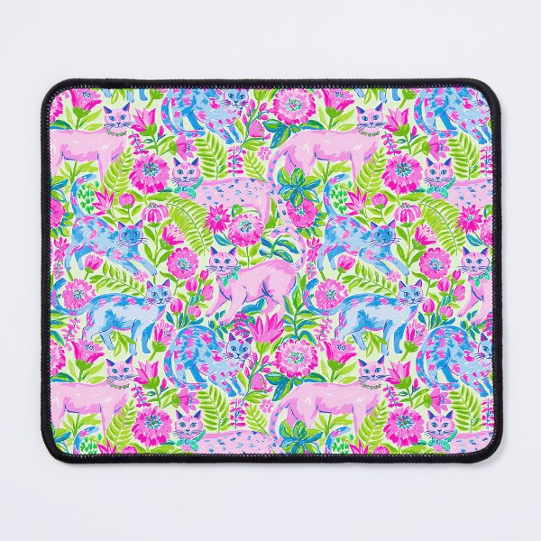 Item preview, Colorful Preppy Cat Pattern designed and sold by ThePreppyArtist.