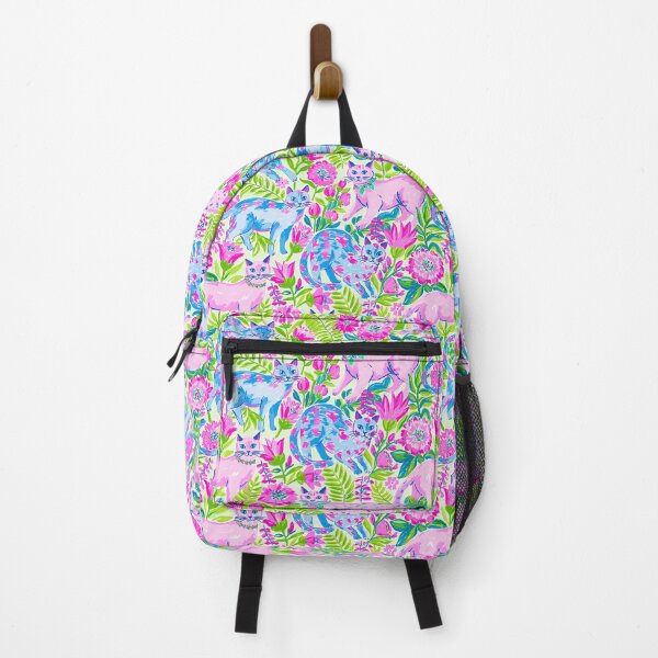 Item preview, Colorful Preppy Cat Pattern designed and sold by ThePreppyArtist.