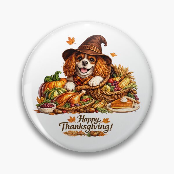 Item preview, Thanksgiving Blenheim Cavalier designed and sold by SpottyRainbow.