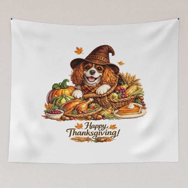 Item preview, Thanksgiving Blenheim Cavalier designed and sold by SpottyRainbow.