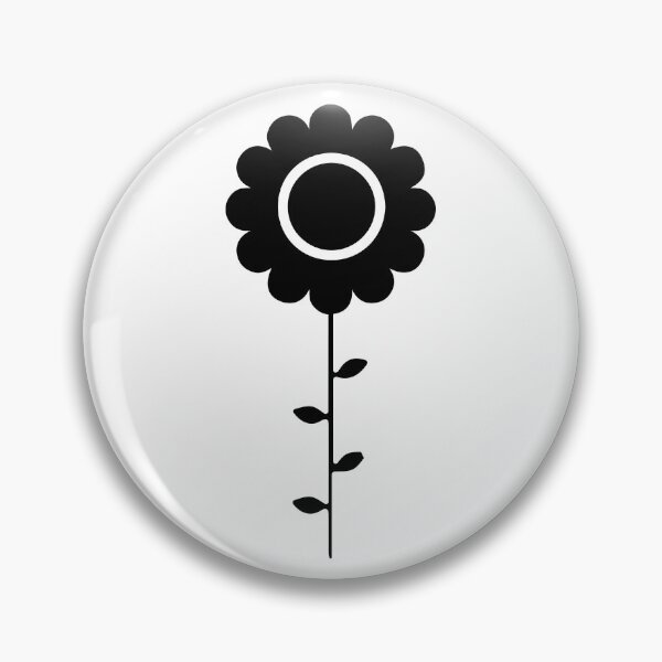 Item preview, Copy of Minimalist Retro Flower Folk Art Black Graphic 2 designed and sold by ZorianArt.