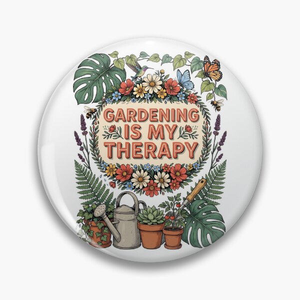 Item preview, Gardening Is My Therapy  Love of Nature designed and sold by AleksandraJac05.