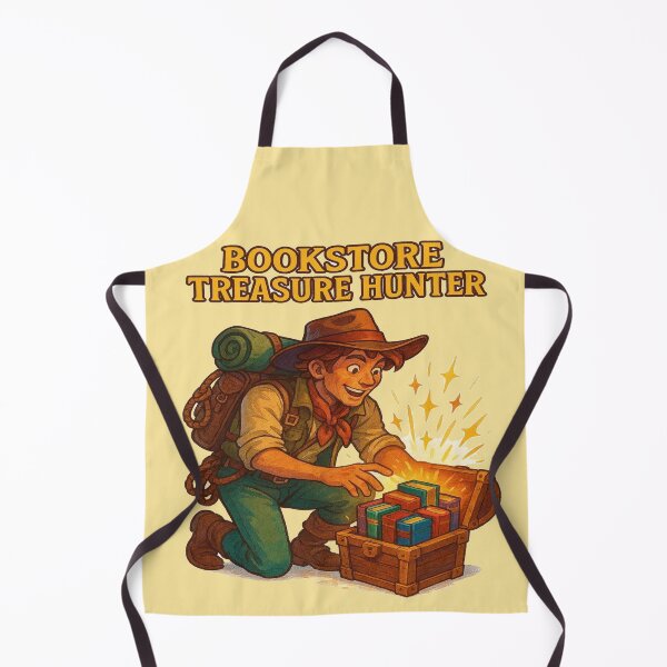 Item preview, Bookstore Treasure Hunter Funny Book Lover Design designed and sold by BookedAndDesign.
