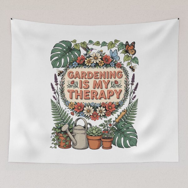 Item preview, Gardening Is My Therapy  Love of Nature designed and sold by AleksandraJac05.
