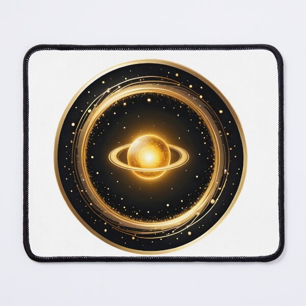 Item preview, Golden Galaxy Luxury Cosmic Space Emblem designed and sold by simaso.