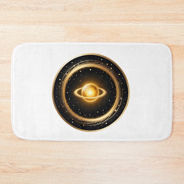 Item preview, Golden Galaxy  Luxury Cosmic Space Emblem designed and sold by simaso.
