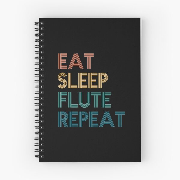 Item preview, Eat Sleep Flute Repeat - Gift For Flute Fans designed and sold by kindxinn.