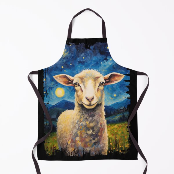 Item preview, Funny Sheep Starry Night Illustration Mom Dad Kids designed and sold by rafaeltto.