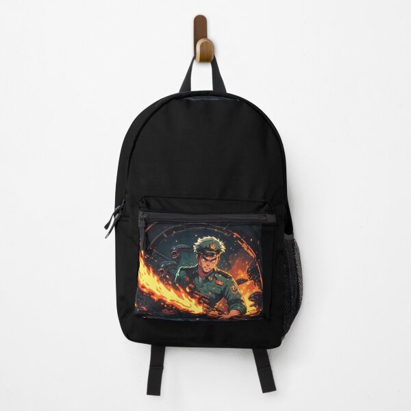 Item preview, Cyberpunk Captain Dallas - Burning Xenomorphs Art designed and sold by Mavila Forge.