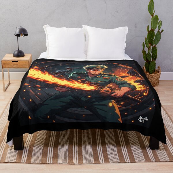 Item preview, Cyberpunk Captain Dallas - Burning Xenomorphs Art designed and sold by jmavila.