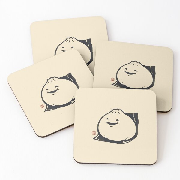 Item preview, Minimalist Ukiyo-e Steamed Buns Bao Art designed and sold by DuckOddity.
