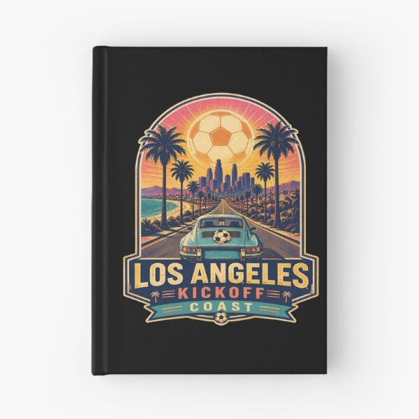 Item preview, Los Angeles Kickoff Coast Retro Soccer Travel Shirt | California Sunset Football Fan designed and sold by Globalcitytees.