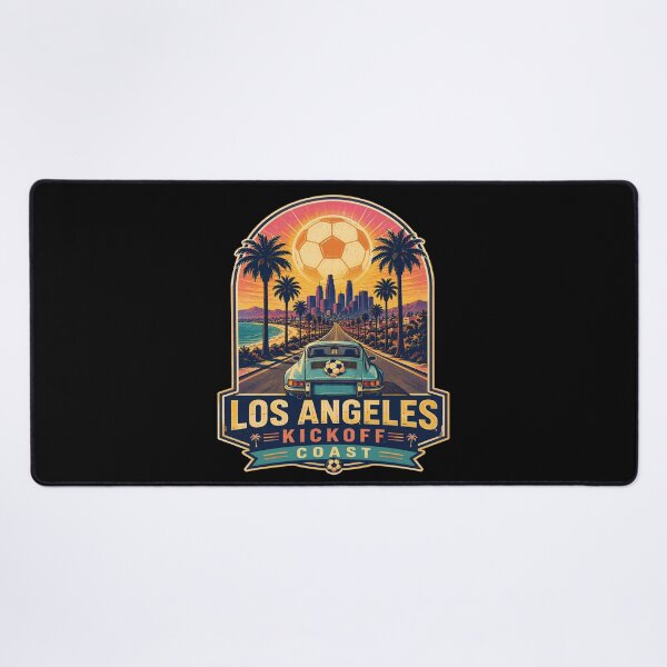 Item preview, Los Angeles Kickoff Coast Retro Soccer Travel Shirt | California Sunset Football Fan designed and sold by Globalcitytees.